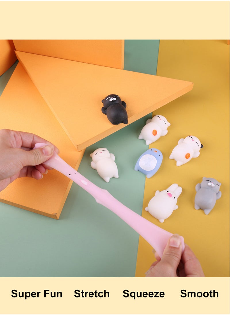 Splendors 30 pcs Squishy Toys Mini Squishy Stress Relief Toy Set Animal Party Favors For Kids Colorful Bulk Classroom Prizes Rewards  - Image 2