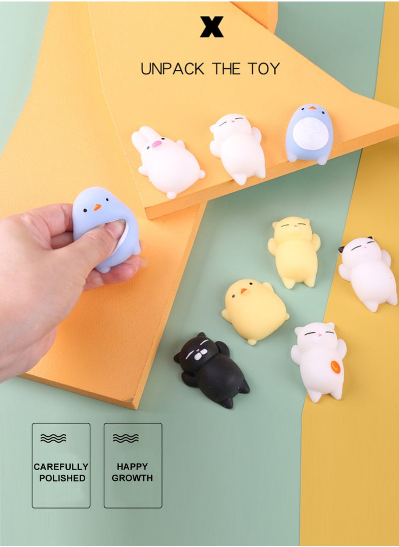 Splendors 30 pcs Squishy Toys Mini Squishy Stress Relief Toy Set Animal Party Favors For Kids Colorful Bulk Classroom Prizes Rewards  - Image 3