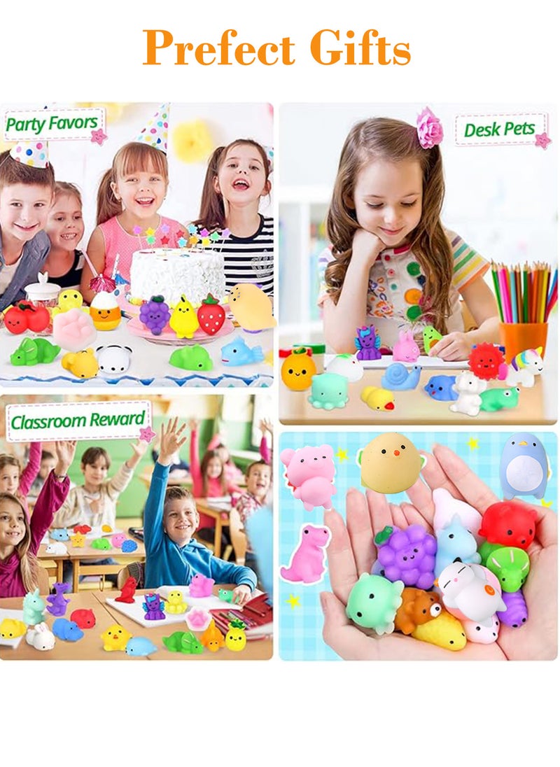Splendors 30 pcs Squishy Toys Mini Squishy Stress Relief Toy Set Animal Party Favors For Kids Colorful Bulk Classroom Prizes Rewards  - Image 4
