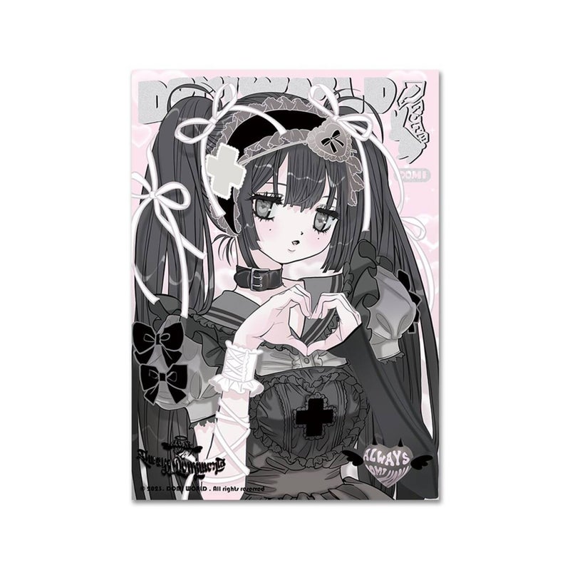 Generic 2024 New Domi Sticker Pack Postcard DIY Phone Case Decoration Black bow postcard (non-sticker)