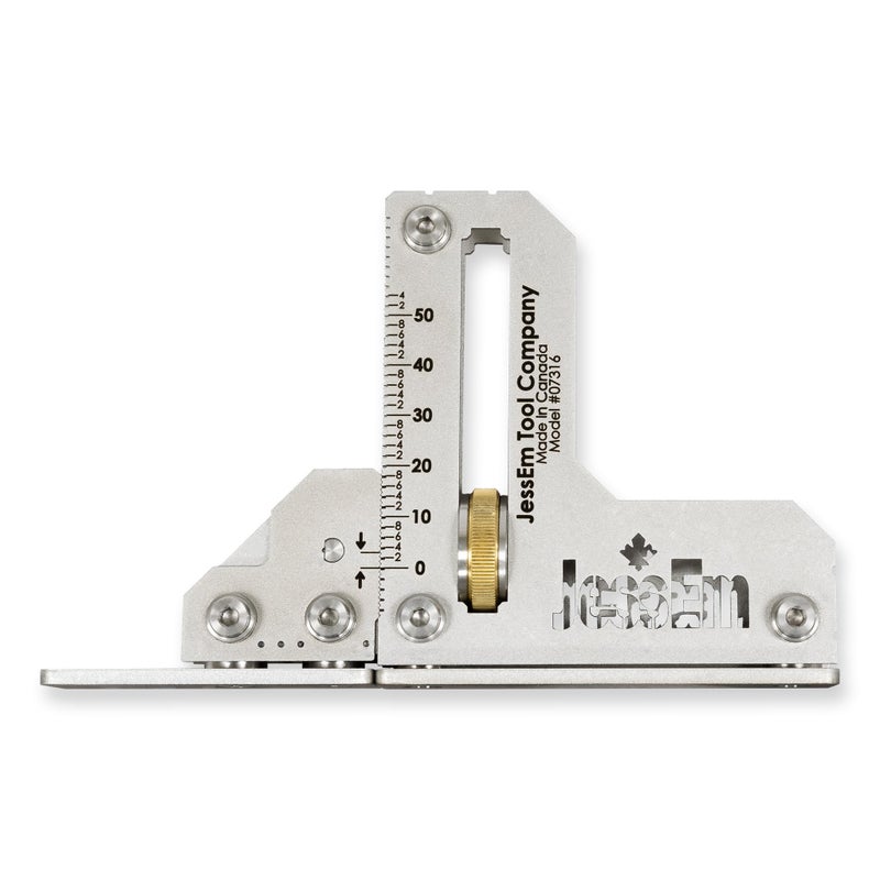 JessEm 07316 Small Stainless Steel Tool Setting Gauge Metric