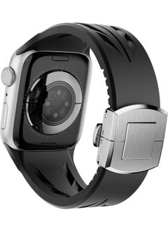 Apple Watch Ultra 2 49MM KRD-127 Metal Buckle Length Adjustable Silicone Strap