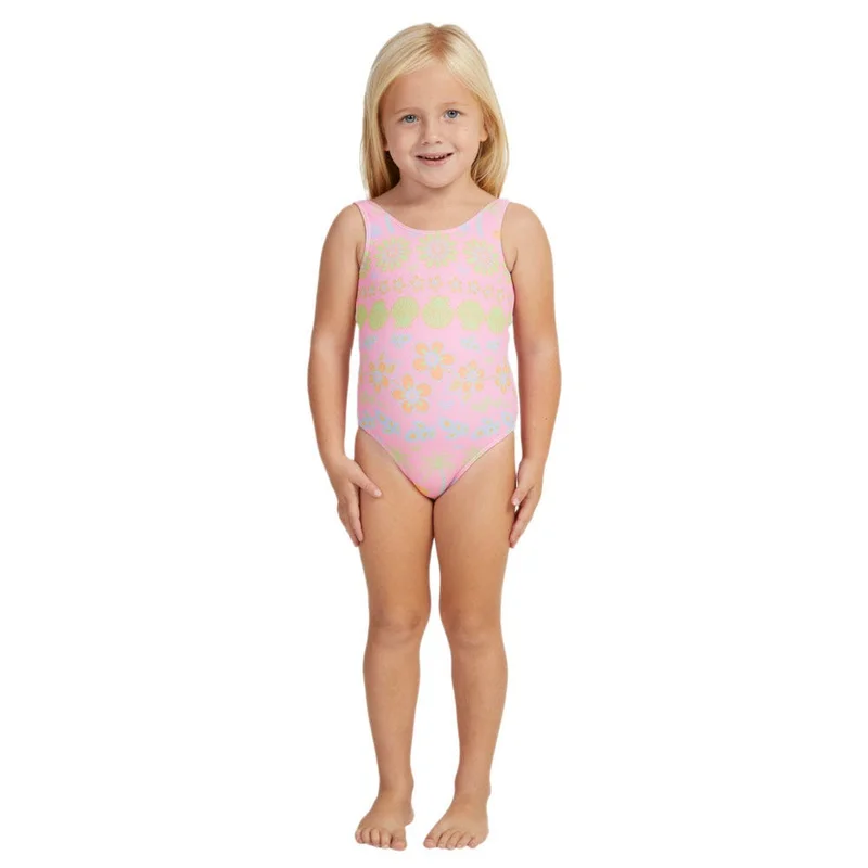 Roxy Beach Day Together One-Piece Swimsuit - Kids