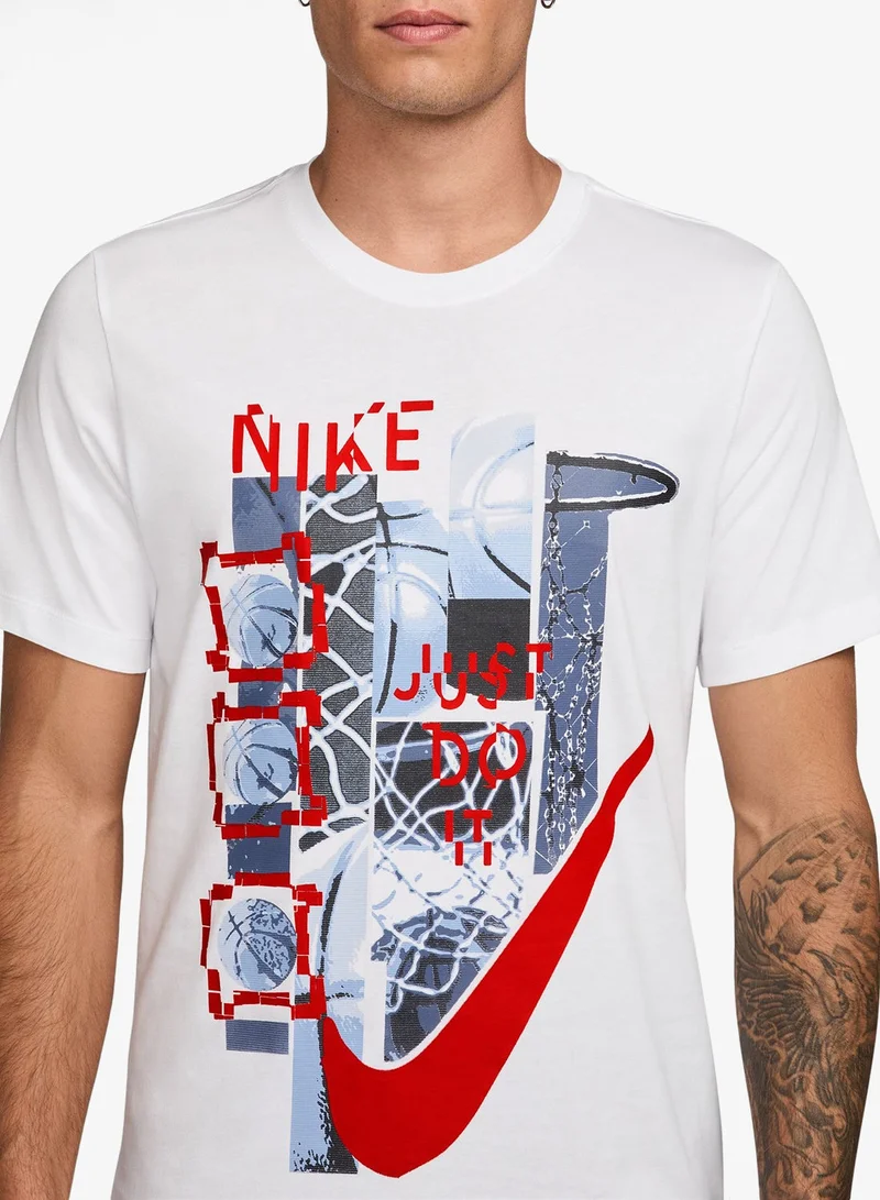 Nike WHITE Standard Fit Oc F2 T-Shirt for Men | Best Price UAE