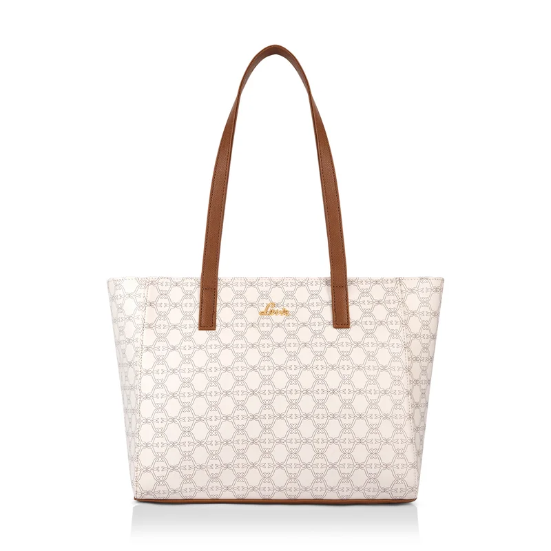 Women's Mono Betula Large Tote Handbag (White)