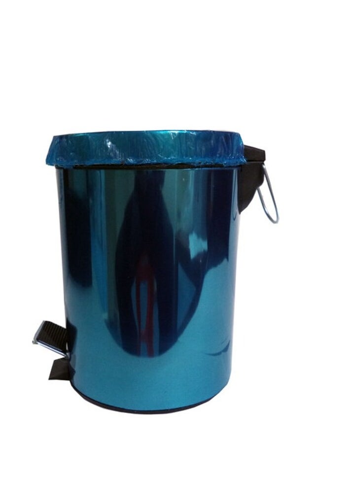Harmony Harmony Stainless Steel Pedal Bin Blue 5L 