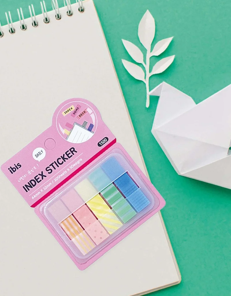 كاغيت جيمي دوكان Paper Ship Shop Pink Index Sticker