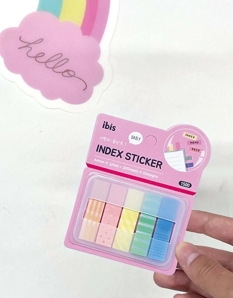 كاغيت جيمي دوكان Paper Ship Shop Pink Index Sticker