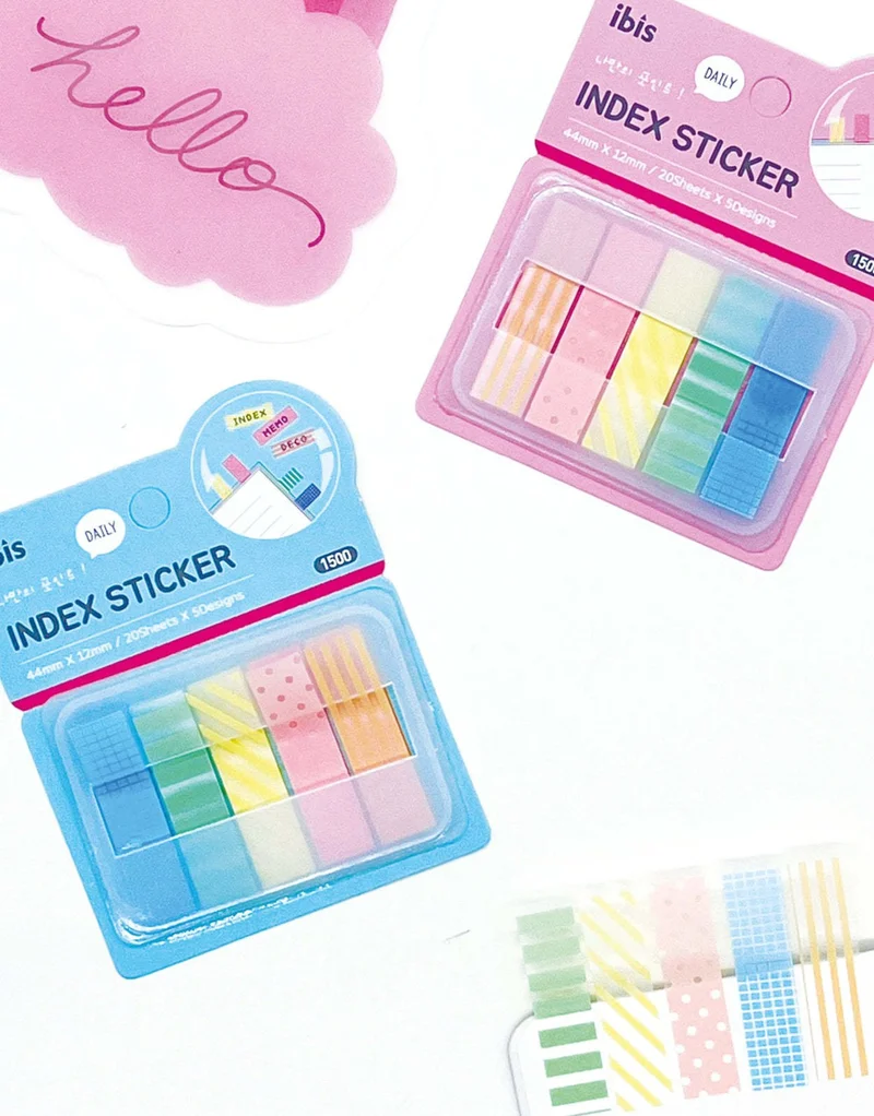 كاغيت جيمي دوكان Paper Ship Shop Pink Index Sticker