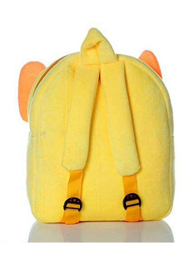 Frantic حقيبة ظهر أطفال على شكل فيل برتقالي ناعم لجميع الجسم، حقيبة سفر كرتونية ناعمة، سعة 10 لتر، قسم واحد، مناسبة للأولاد والبنات من عمر 2 إلى 5 سنوات (حجم كامل) - Image 4