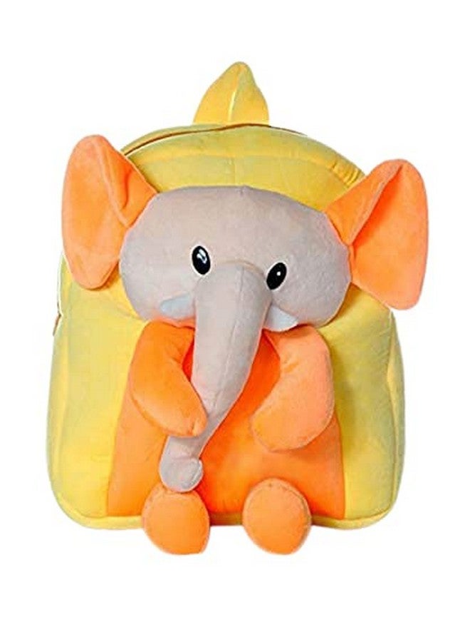 Frantic حقيبة ظهر أطفال على شكل فيل برتقالي ناعم لجميع الجسم، حقيبة سفر كرتونية ناعمة، سعة 10 لتر، قسم واحد، مناسبة للأولاد والبنات من عمر 2 إلى 5 سنوات (حجم كامل) - Image 2