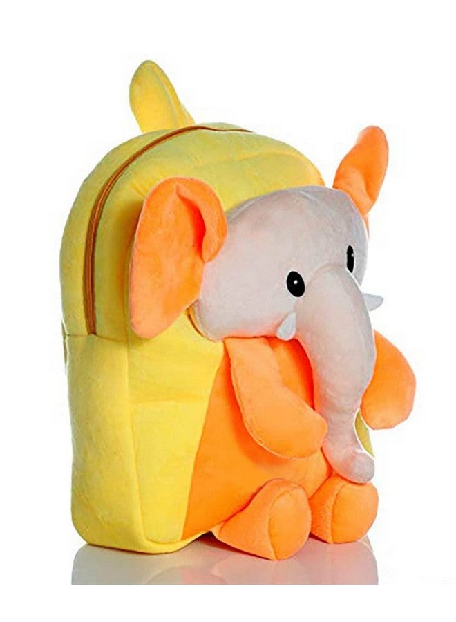 Frantic حقيبة ظهر أطفال على شكل فيل برتقالي ناعم لجميع الجسم، حقيبة سفر كرتونية ناعمة، سعة 10 لتر، قسم واحد، مناسبة للأولاد والبنات من عمر 2 إلى 5 سنوات (حجم كامل) - Image 3