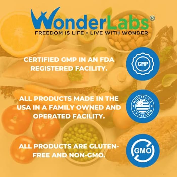 Wonder Laboratories Sublingual Vitamin B12 (1000 mcg), B6 (5mg), Folic Acid(400 mcg) & Biotin (25mcg) - Formulated with Methylcobalamin Vitamin B-12 (100 Tablets) - Image 5
