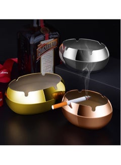 Cigarettes Ashtray, Stainless Steel Windproof Ash Tray for Home Office Hotel Patio Indoor Outdoor (Rose Gold, Large) - pzsku/Z8B518F176C41C7755F4BZ/45/_/1714229229/e74f1dc5-6296-4737-a193-0b96bbd435ef