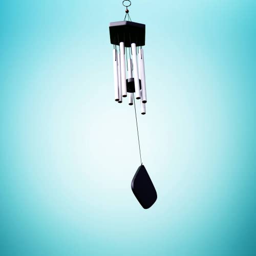 Lilone 7 Pipe Silver Wind Chimes for Home Positive Energy | Windchimes for Balcony Bedroom with Sweet Sound | 60 cm Long - Image 3