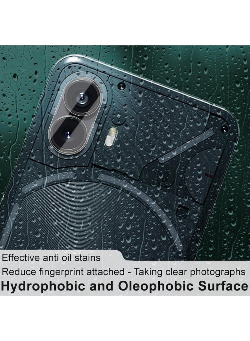 1-Piece Camera Lens Screen Protector For Nothing Phone2 ,9H Scratch-Proof Explosion-Proof Anti-scratchTempered Glass Camera Lens Protective Film for Nothing Phone2