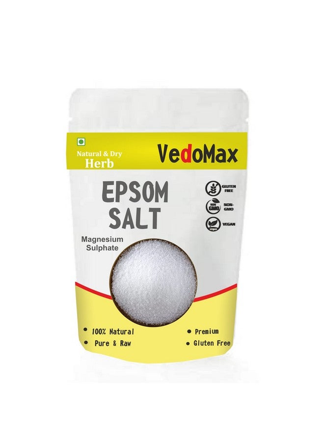 VedoMax Epsom Salt | Bath Salt | Epsom salt for pain relief | Epsom salt for bath, Liver cleansing, Bathing, Relaxation, Pain Relief, Therapeutic Spa) - 800 gm - Image 1