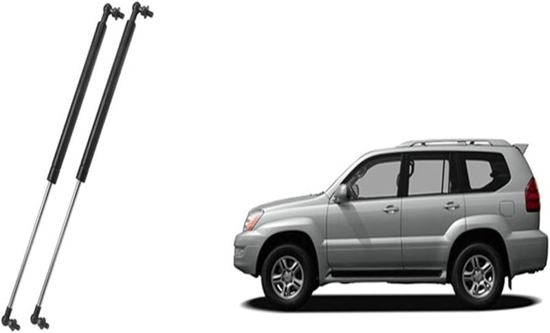 دعامة رفع غطاء محرك سوداء، دعامة غازية، ممتص صدمات لتويوتا 4Runner لكزس GX470 2003 2009 - Image 3