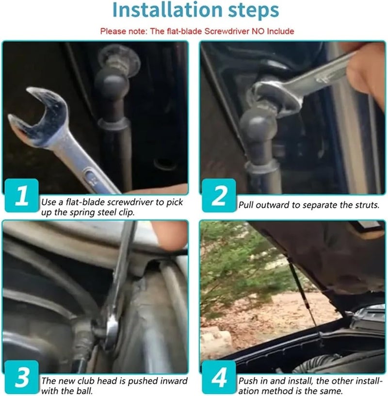 دعامة رفع غطاء محرك سوداء، دعامة غازية، ممتص صدمات لتويوتا 4Runner لكزس GX470 2003 2009 - Image 5