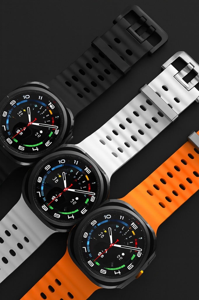 SARAOONT 3 Pack Samsung Galaxy Watch Ultra 47mm Strap Replacement Bands Breathable Perforated for Men and Women (Compatible with 2024 and 2025 Models) - Image 4