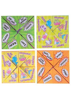 SCS Direct Fantasy Fortune Teller Kits (24Ct) Perfect Goodie Bag Party Favors For Kids Birthday Party Each Includes Prefolded Paper Origami Cootie Catcher Kids Multiitem Party Favor Packs For Boys & Girls  - Image 4