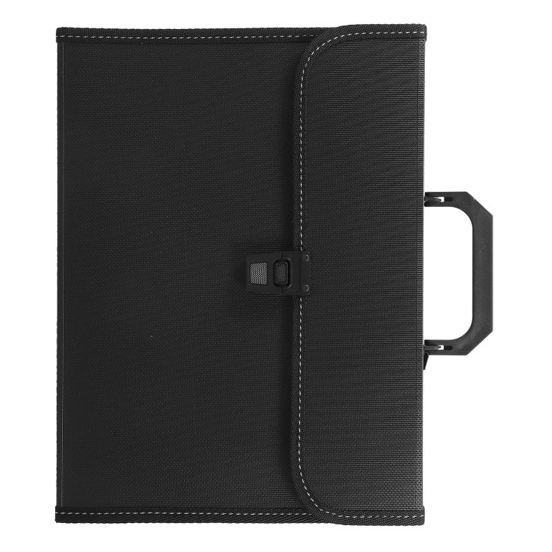 12 Pocket Expanding Accordion File Folder with Handle Receipt Document Organizer - Image 2
