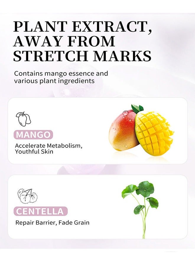 LIFUSHA Mango Pregnancy Scars Cream-Stretch Marks and Scar Cream Stretch Marks and Scar Removal Cream for Pregnancy Stretch Marks Scar Belly Creams for Wrinkles Obesity Stretch Mark Moisturizing Remove Marks - Image 4