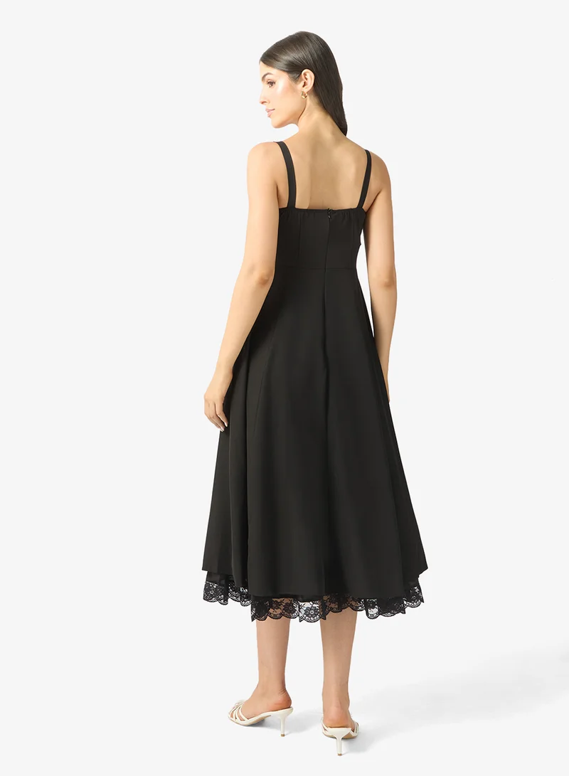 ELLA A-line Dress With Princess Waist Cut