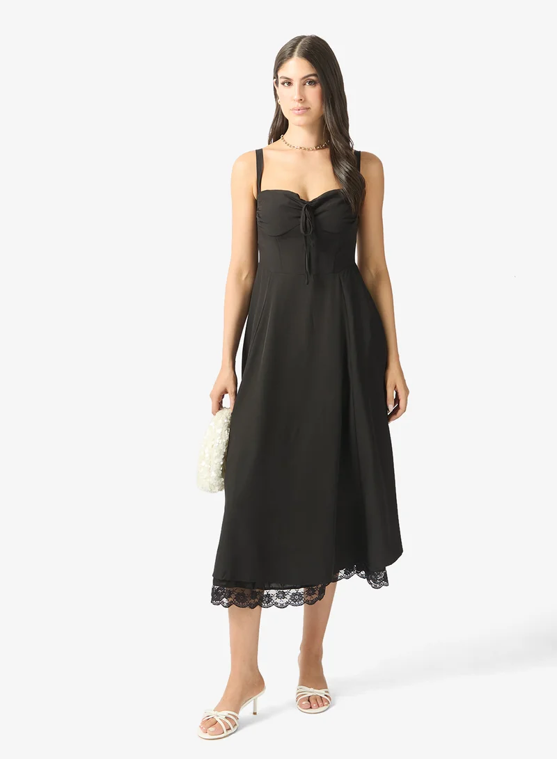 ELLA A-line Dress With Princess Waist Cut
