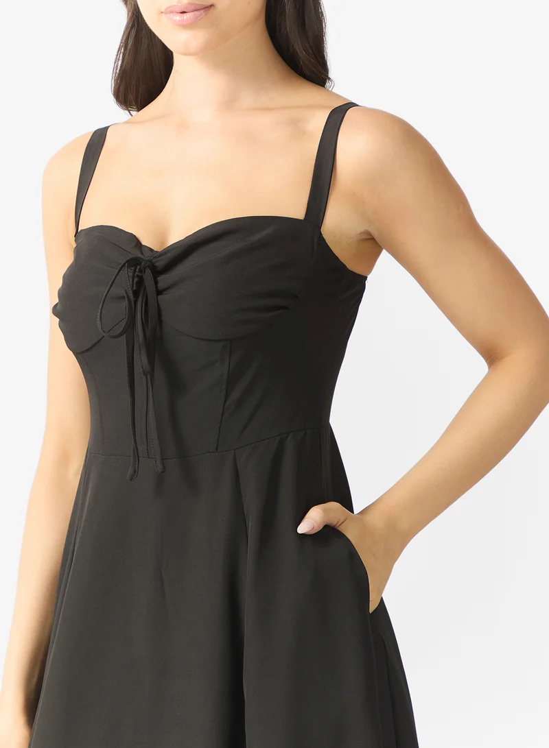 ELLA A-line Dress With Princess Waist Cut
