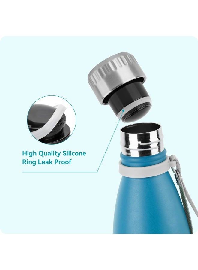 Soledea Lid Fits for BJPKPK、S'well、koodee Cola Shape Water Bottle, Replacement Leak Proof Lid for 9 oz, 12oz, 17 oz Cola Shape Water Bottle - Image 3