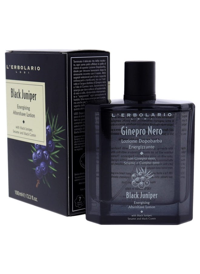L'Erbolario Black Juniper Energising Aftershave Lotionrefreshing And Toning Propertiesrestorative Effectideal Comfort For Skin On Face And Neckplantderived Active Ingredients3.3 Oz  - Image 4