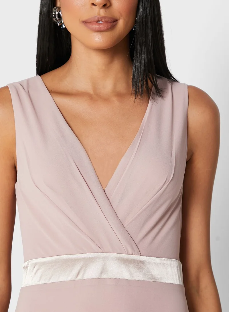 TFNC Sleeveless Chiffon Gown Dress