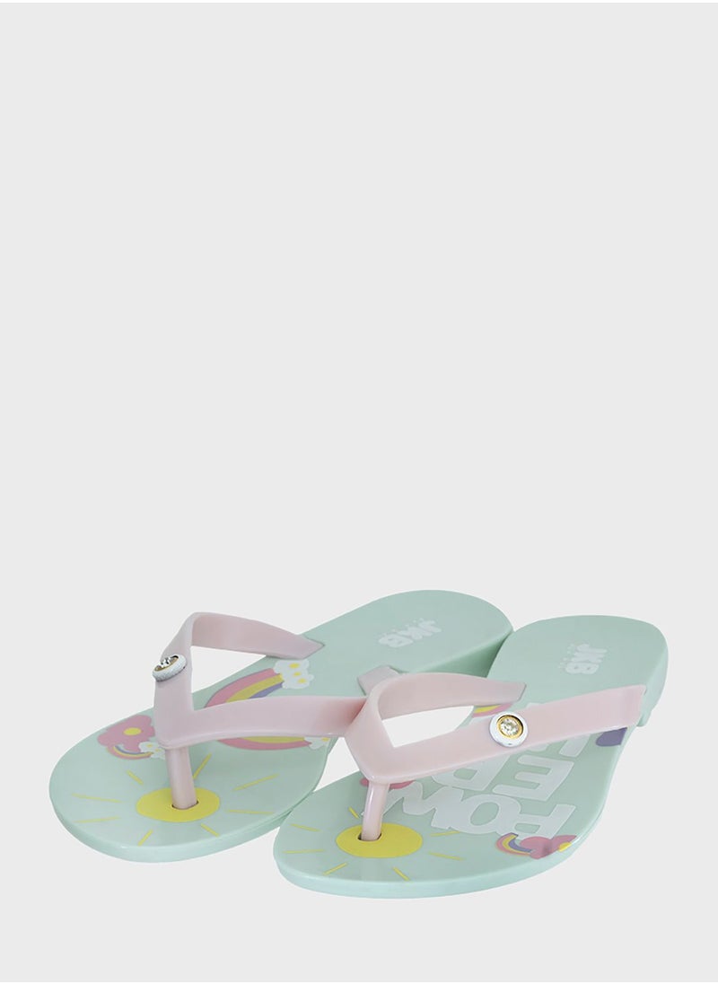 JUST KIDS BRANDS - Kids Marcia Flip Flops - Image 1