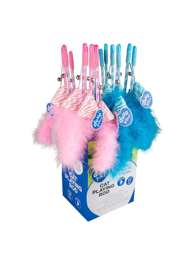 Duvo+ Catchy Cat Wand Toy Paper Triangle Mix