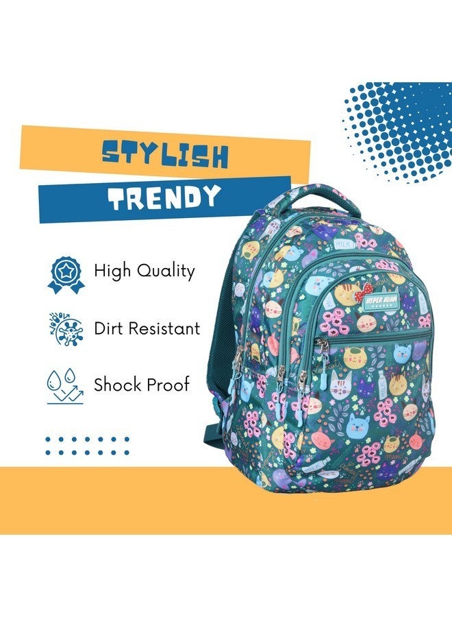Hyper Adam 35 Ltr School Bags for Boys and Girls Genuine Backpack For Coaching Tuition Waterproof (MULTI PRINT) - Image 5