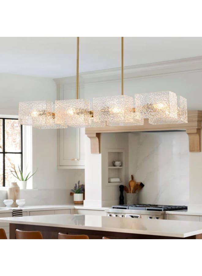 Wahag Ice Blocks Chandelier Dimensions: 100 cm (Length) x 30 cm (Width). - Image 5