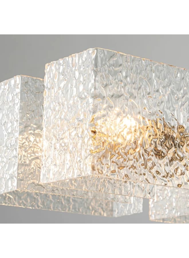 Wahag Ice Blocks Chandelier Dimensions: 100 cm (Length) x 30 cm (Width). - Image 4