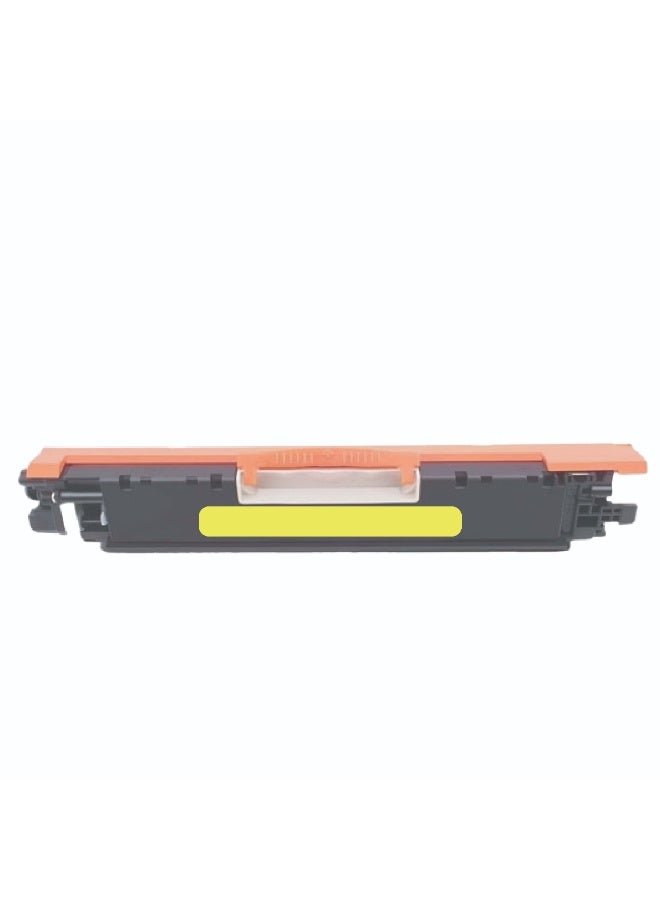 126A Yellow High Yield Toner Cartridge - Compatible with HP Color Laser Jet CP1020, HP Color Laser Jet CP1025nw, M176n, M177fw (CE312A Yellow) - Image 1