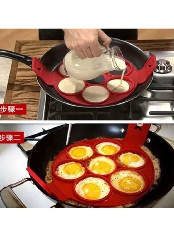 شاربدو قالب خَبز من السيليكون أحمر - Image 3