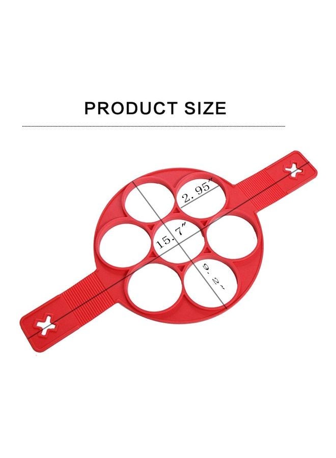 شاربدو قالب خَبز من السيليكون أحمر - Image 4