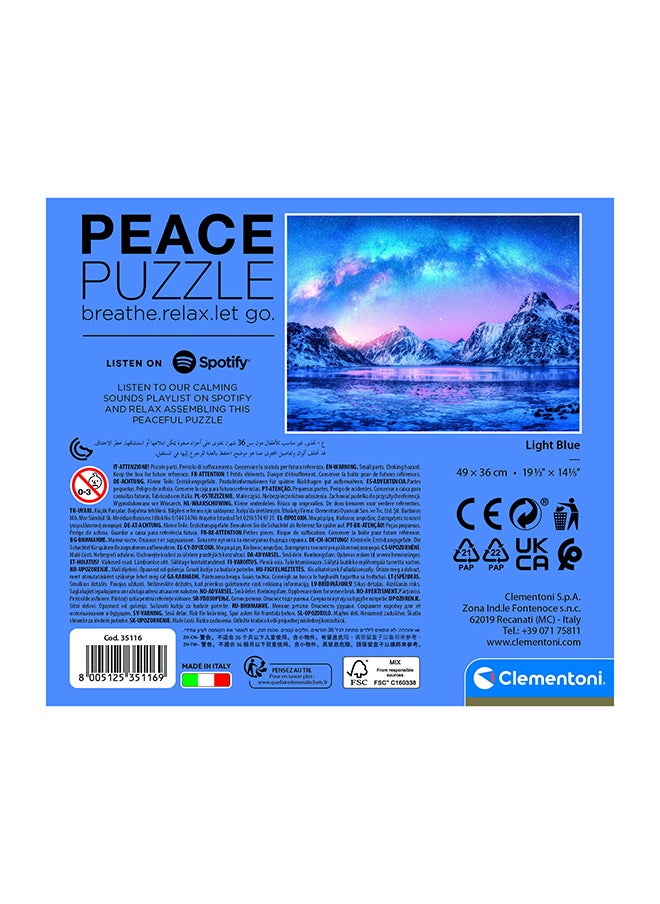 Clementoni Puzzle Peace Puzzle 500 Pieces  - Image 2
