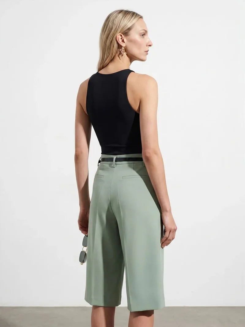 ديلفين Dilvin Slim-Fit Halter Neck Jersey Bodysuit