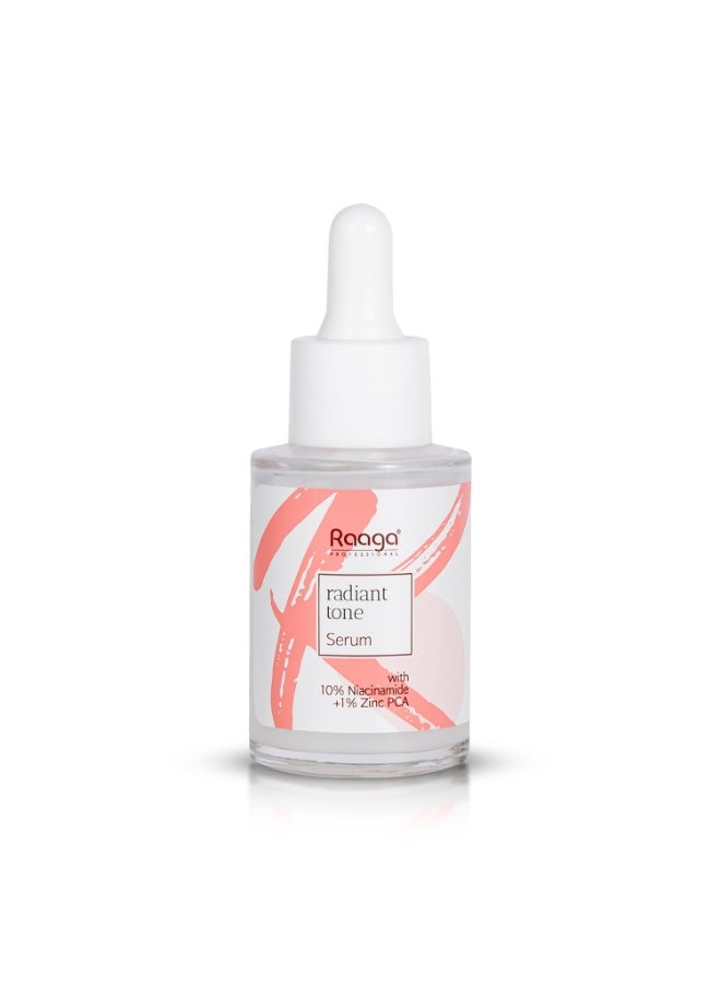 Raaga Professional Radiant Tone Serum with 10% Niacinamide and 1% Zinc PCA |30ml - Image 1