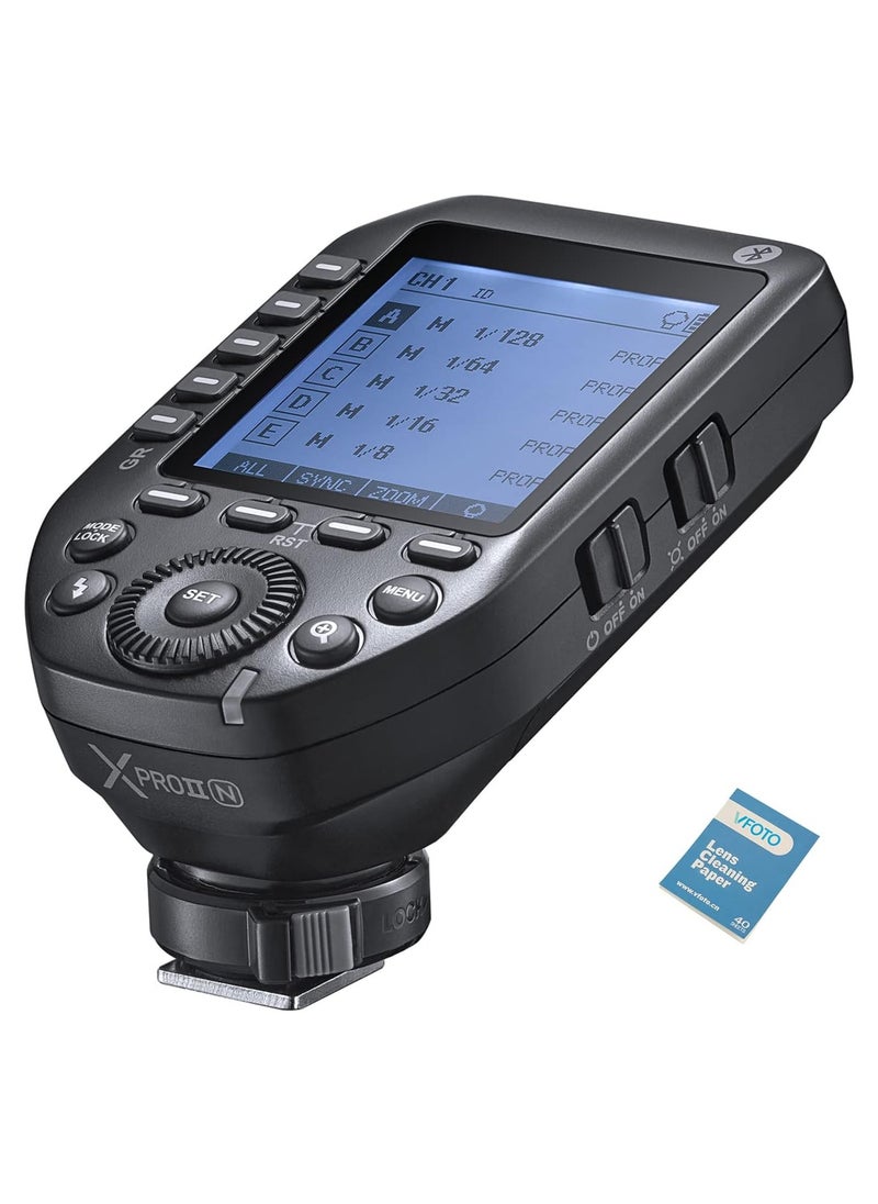 Godox Godox XProII-N 2.4G Flash Trigger Transmitter TTL Autoflash 1/8000s Bluetooth Control, Scanning Function Compatible with Nikon D800, D750, D610, D7100, D5300, D3100 DSLR Cameras  - Image 1