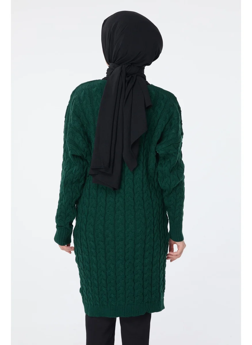 Tofisa 23703-ZUMRUT Knitwear Cardigan