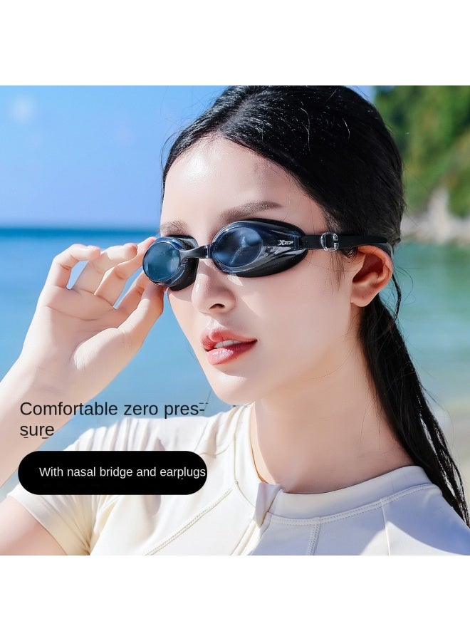 XTEP Swimming Goggles For Men And Women, Anti-fog, Hd, Flat Lens, Fashionable, Comfortable Fit, Professional Diving Goggles - Image 2