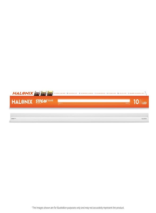 Halonix Streak Square 10-Watt LED Batten - Pack of 2 (Cool White) - Image 5