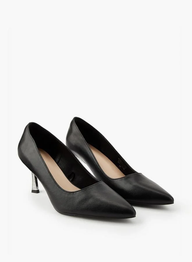 Flora Bella By Shoexpress Women's Pointed Toe Stiletto Heel Slip-On Pumps