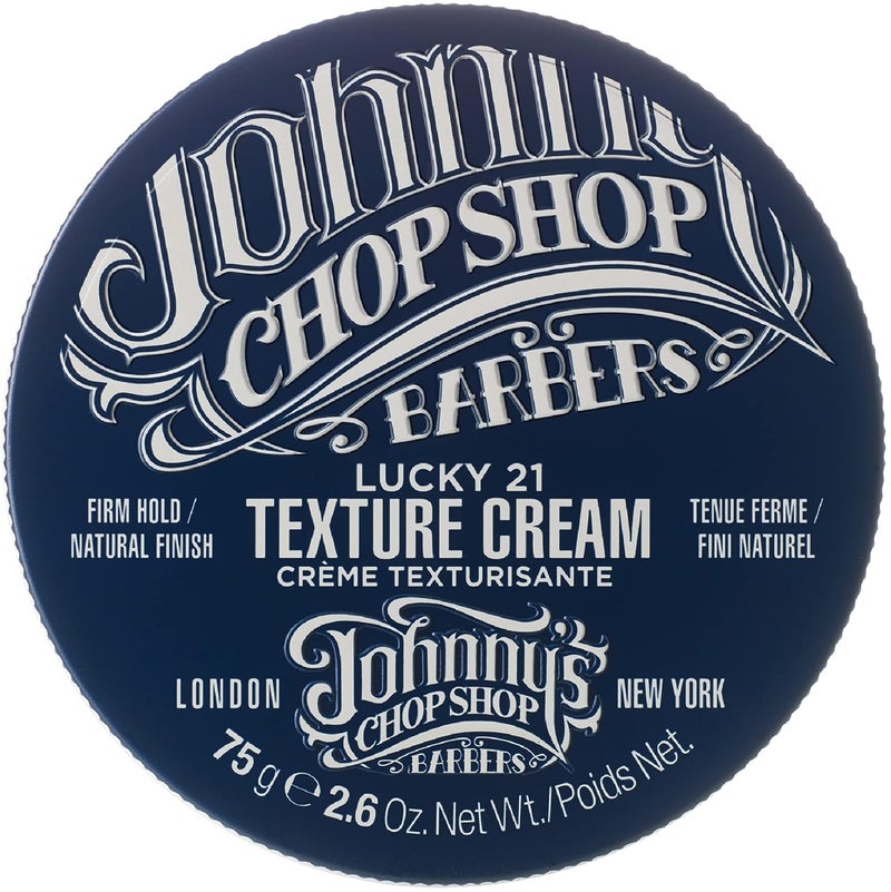 Johnny's Chop Shop Johnnys Chop Shop Mens Hair Texturising Cream Firm Hold Lightweight Natural Finish 26 oz Pack of 1